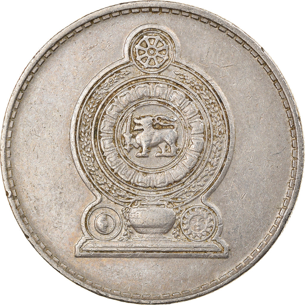 Coin, Sri Lanka, Rupee, 1982, VF(30-35), Copper-nickel, KM:136.2