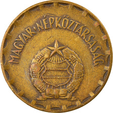 Moeda, Hungria, 2 Forint, 1977, Budapest, VF(30-35), Latão, KM:591