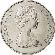 ISLE OF MAN, 25 Pence, 1975, Pobjoy Mint, KM #31, AU(55-58), Copper-Nickel,...