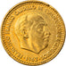 Moneta, Hiszpania, Francisco Franco, caudillo, Peseta, 1965, AU(55-58)