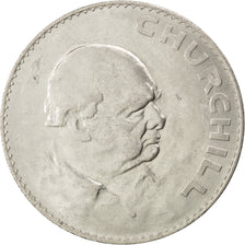 GREAT BRITAIN, Crown, 1965, KM #910, AU(55-58), Copper-Nickel, 38.61, 28.51