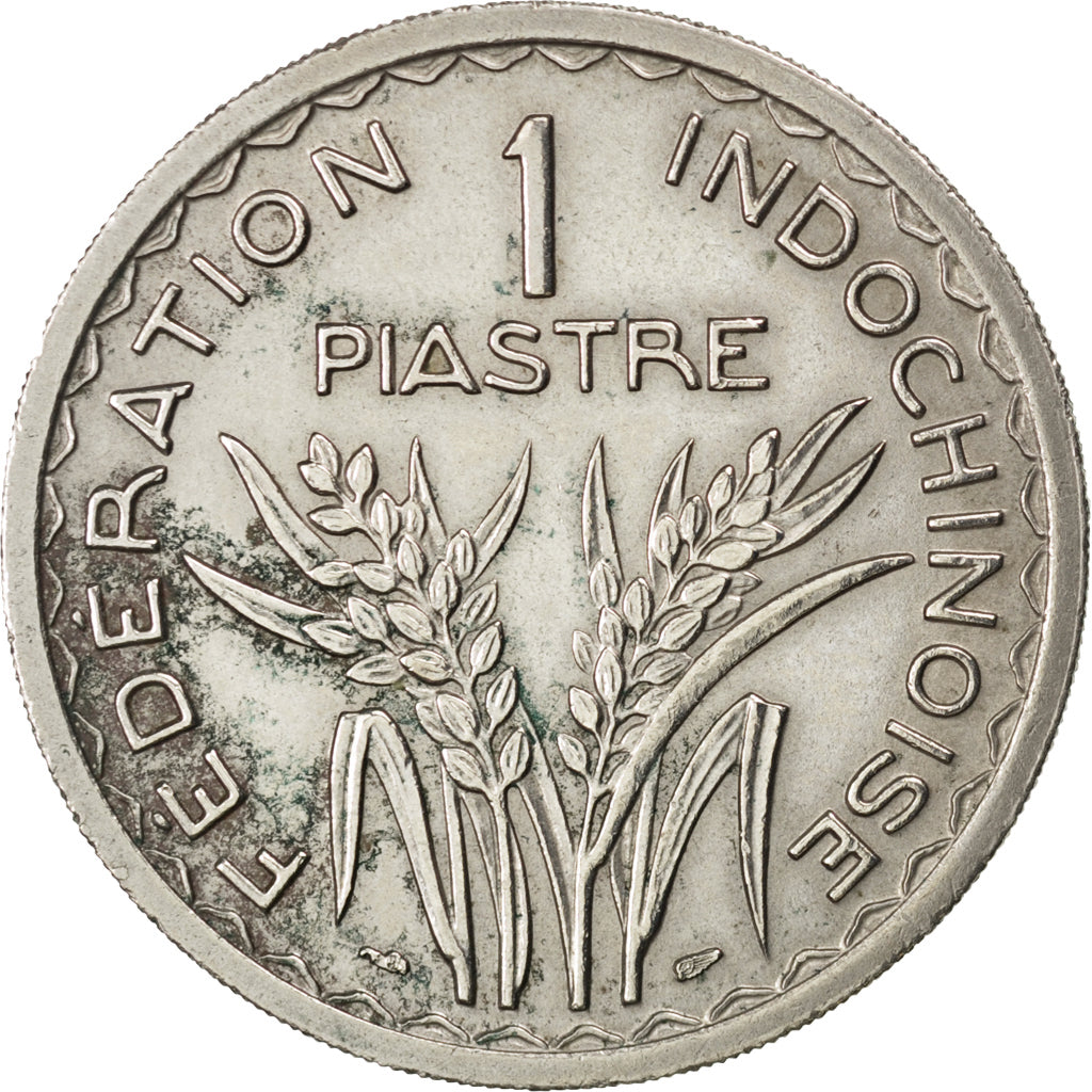 Indocina francese, Piastre, 1947, Paris, SPL-, Rame-nichel, KM:32.1, Lecompte...