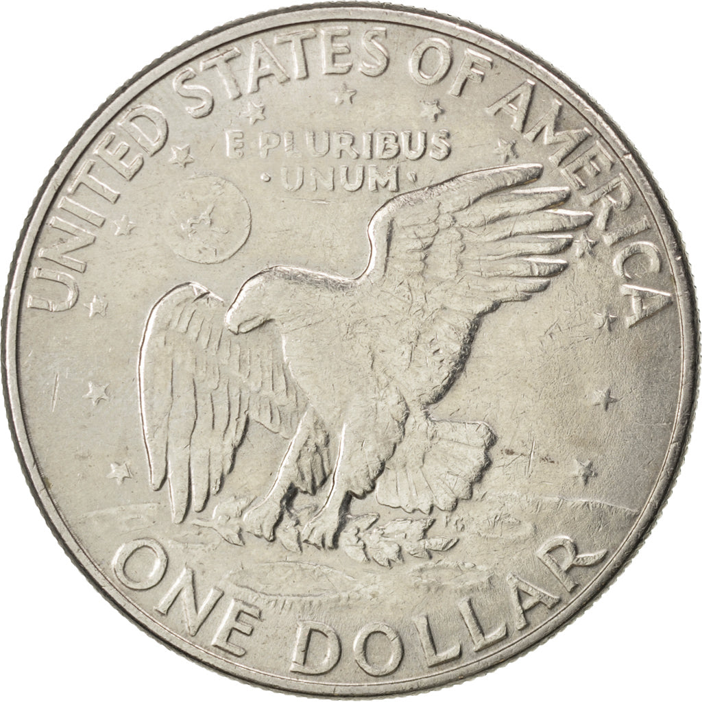 UNITED STATES, Eisenhower Dollar, Dollar, 1972, U.S. Mint, KM #203, AU(55-58),..