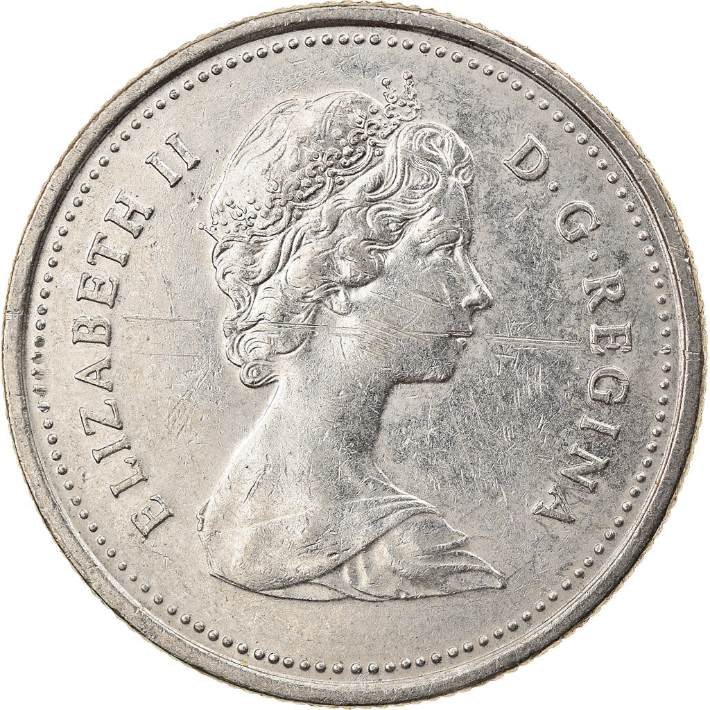 Munten, Canada, Elizabeth II, 25 Cents, 1984, Royal Canadian Mint, Ottawa, FR+