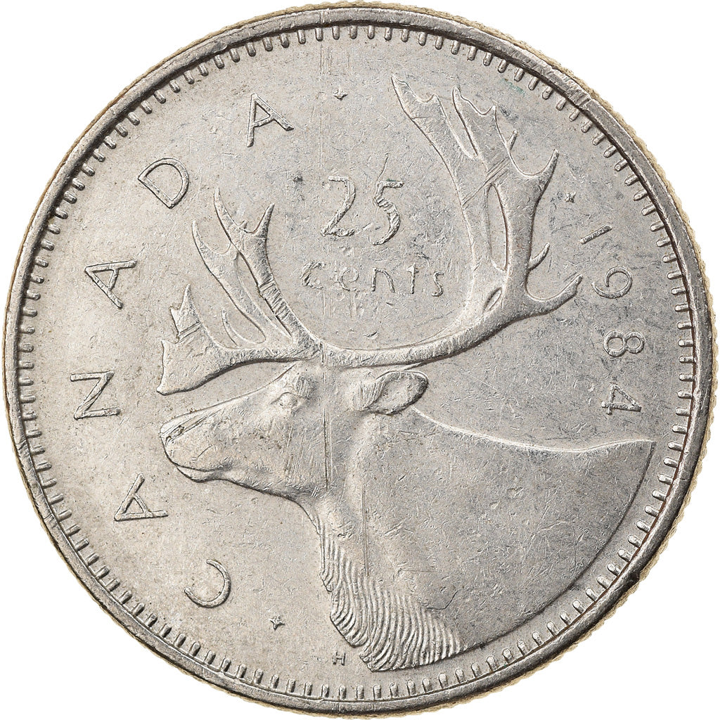 Munten, Canada, Elizabeth II, 25 Cents, 1984, Royal Canadian Mint, Ottawa, FR+