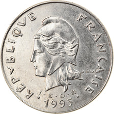 Coin, French Polynesia, 50 Francs, 1995, Paris, EF(40-45), Nickel, KM:13