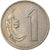 Moneta, Uruguay, Nuevo Peso, 1980, Santiago, MB+, Rame-nichel, KM:74