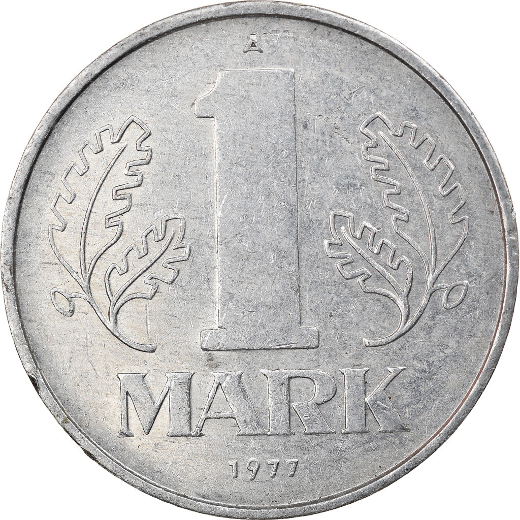 Monnaie, GERMAN-DEMOCRATIC REPUBLIC, Mark, 1977, Berlin, TB+, Aluminium, KM:35.2