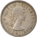 Moneta, Nuova Zelanda, Elizabeth II, 6 Pence, 1964, MB+, Rame-nichel, KM:26.2