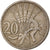 Moneda, Checoslovaquia, 20 Haleru, 1921, BC+, Cobre - níquel, KM:1