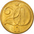 Moneda, Checoslovaquia, 20 Haleru, 1982, MBC, Níquel - latón, KM:74
