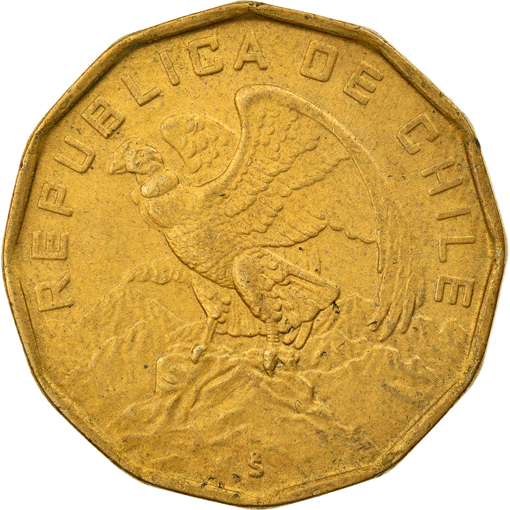 Coin, Chile, 100 Escudos, 1974, Santiago, VF(30-35), Nickel-brass, KM:202