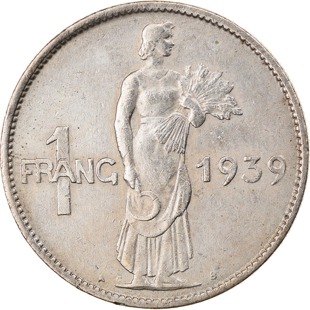 Coin, Luxembourg, Charlotte, Franc, 1939, VF(30-35), Copper-nickel, KM:44