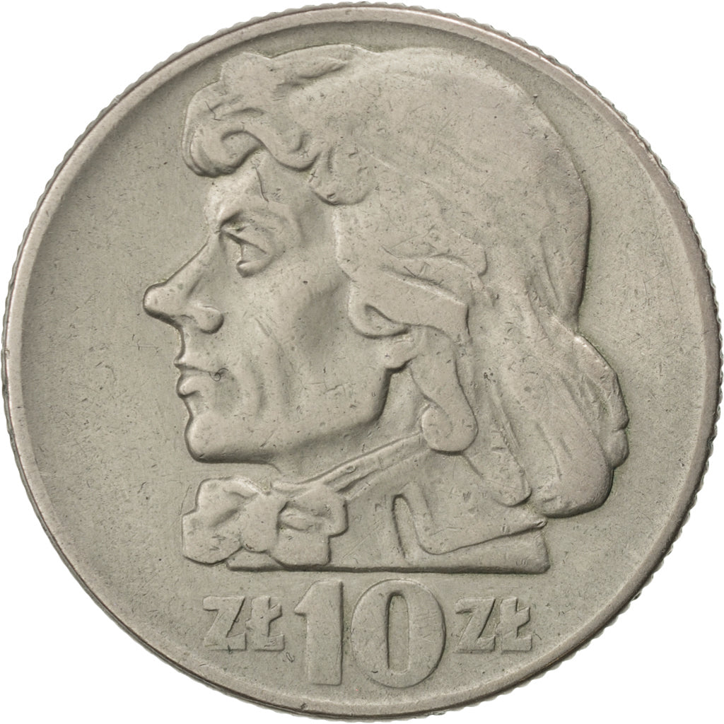 Pologne, République, 10 Zlotych 1960, KM 50