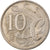 Moneta, Australia, Elizabeth II, 10 Cents, 1966, Melbourne, MB+, Rame-nichel