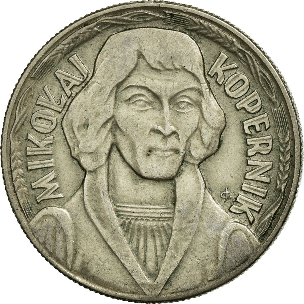 Coin, Poland, 10 Zlotych, 1968, AU(50-53), Copper-nickel, KM:51a
