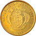 Monnaie, Seychelles, 5 Cents, 2007, Pobjoy Mint, TB+, Brass plated steel, KM:47a
