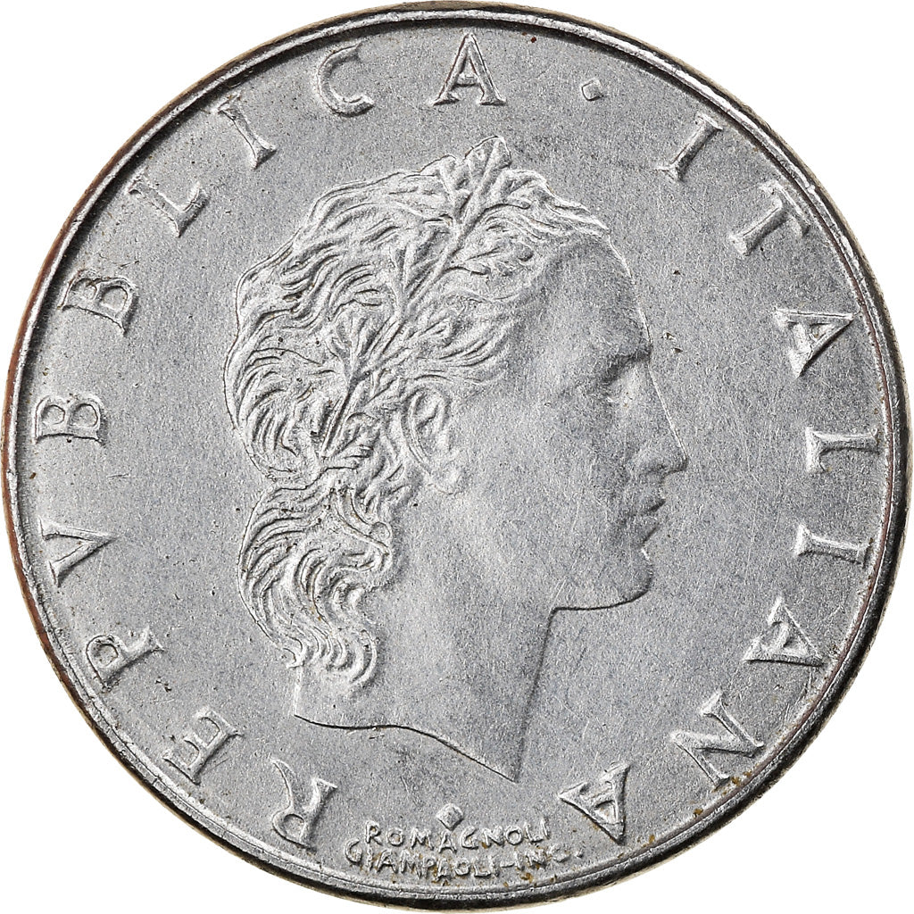 Moneta, Italia, 50 Lire, 1993, Rome, MB+, Acciaio inossidabile, KM:95.2