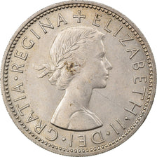 Coin, Great Britain, Elizabeth II, Florin, Two Shillings, 1958, VF(30-35)