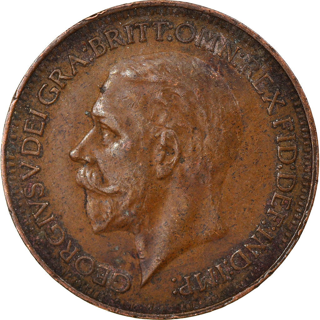 Monnaie, Grande-Bretagne, George V, Farthing, 1936, TB+, Bronze, KM:825