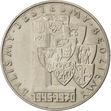 POLAND, 10 Zlotych, 1970, Warsaw, KM #62, AU(55-58), Copper-Nickel, 28, 9.42