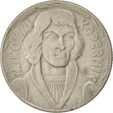 POLAND, 10 Zlotych, 1959, Warsaw, KM #51, AU(50-53), Copper-Nickel, 31, 12.95