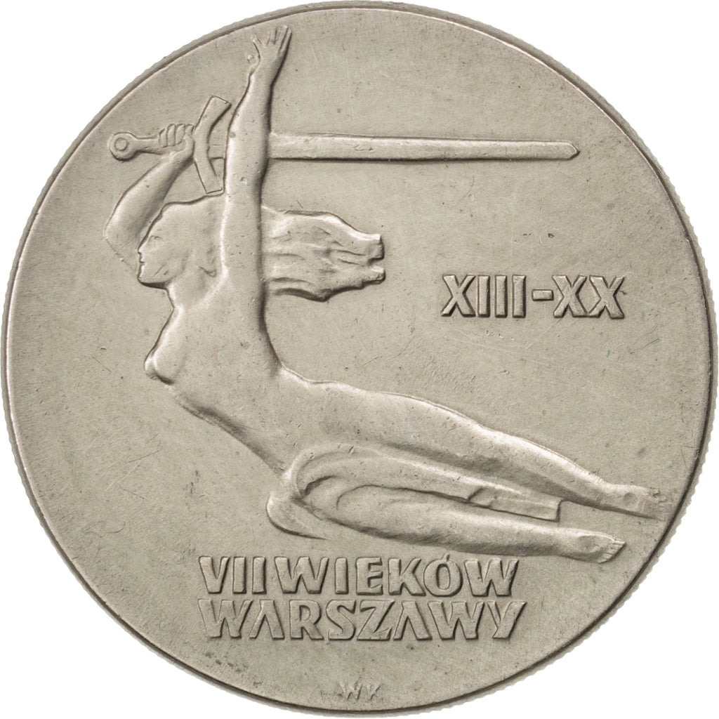 Polonia, 10 Zlotych, 1965, SPL-, Rame-nichel, KM:54