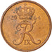 Monnaie, Danemark, Frederik IX, 5 Öre, 1964, Copenhagen, TB, Bronze, KM:848.1