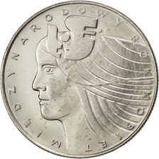 POLAND, 20 Zlotych, 1975, Warsaw, KM #75, AU(55-58), Copper-Nickel, 29, 10.14