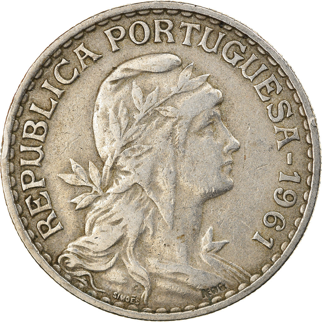 Coin, Portugal, Escudo, 1961, VF(30-35), Copper-nickel, KM:578