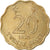 Moneda, Hong Kong, Elizabeth II, 20 Cents, 1993, BC+, Níquel - latón, KM:67