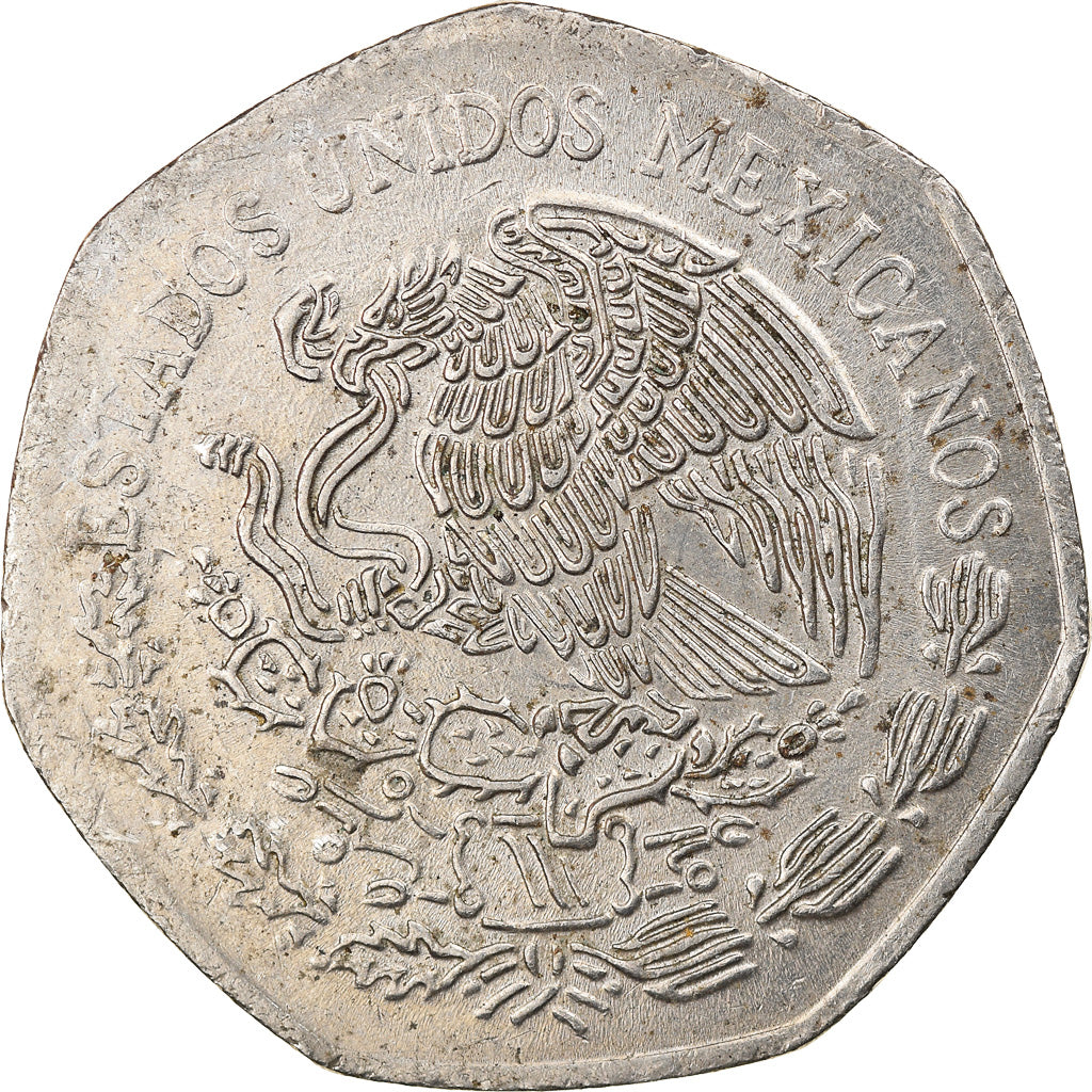 Moneta, Mexico, 10 Pesos, 1981, Mexico City, VF(20-25), Miedź-Nikiel, KM:477.2