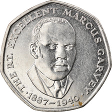 Coin, Jamaica, Elizabeth II, 25 Cents, 1993, Franklin Mint, EF(40-45), Nickel