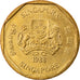 Coin, Singapore, Dollar, 1988, British Royal Mint, EF(40-45), Aluminum-Bronze