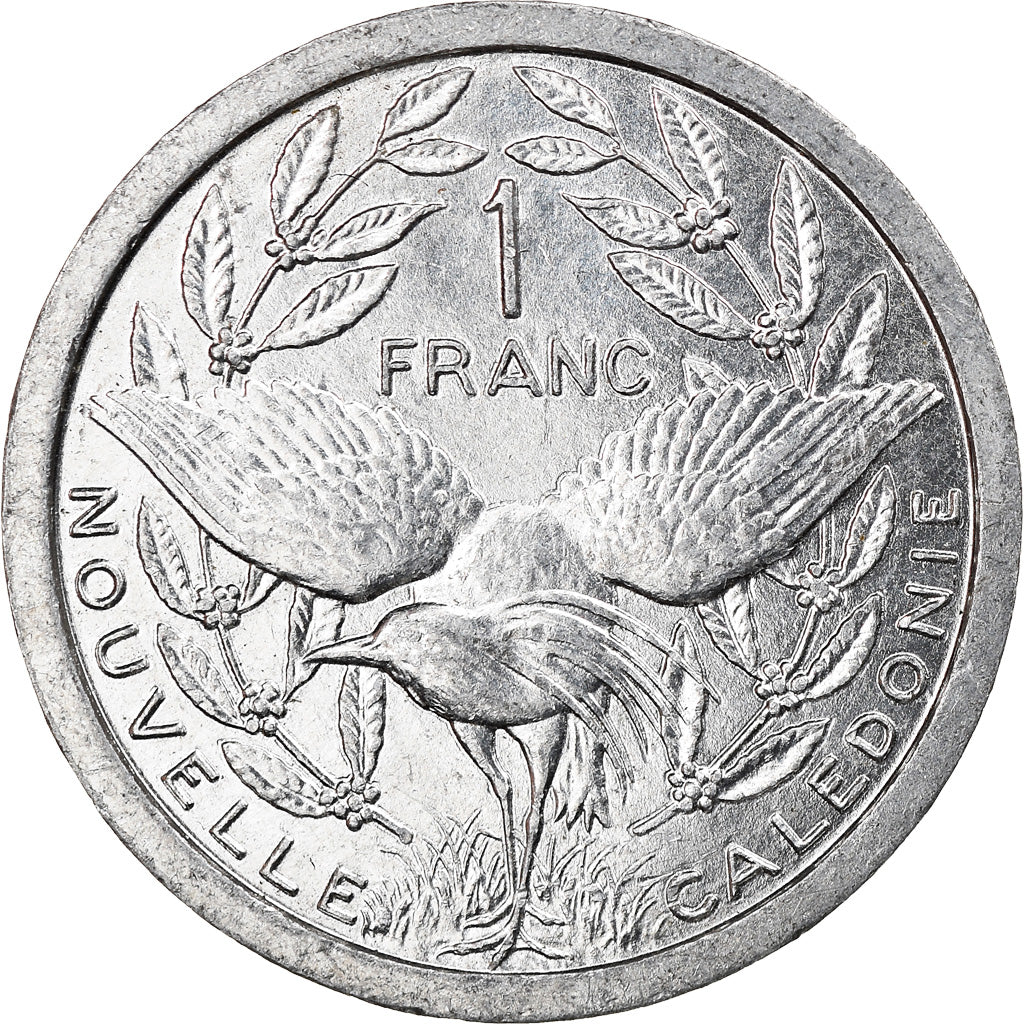 Coin, New Caledonia, Franc, 2008, Paris, EF(40-45), Aluminum, KM:10