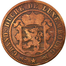 Coin, Luxembourg, William III, 10 Centimes, 1870, Utrecht, VF(30-35), Bronze