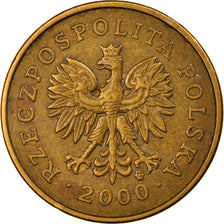 Coin, Poland, 2 Grosze, 2000, Warsaw, VF(30-35), Brass, KM:277