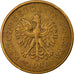 Coin, Poland, 2 Grosze, 2000, Warsaw, VF(30-35), Brass, KM:277