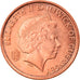Moneda, Guernsey, Elizabeth II, Penny, 1998, Heaton, EBC, Cobre chapado en