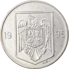 Coin, Romania, 10 Lei, 1995, EF(40-45), Nickel Clad Steel, KM:116