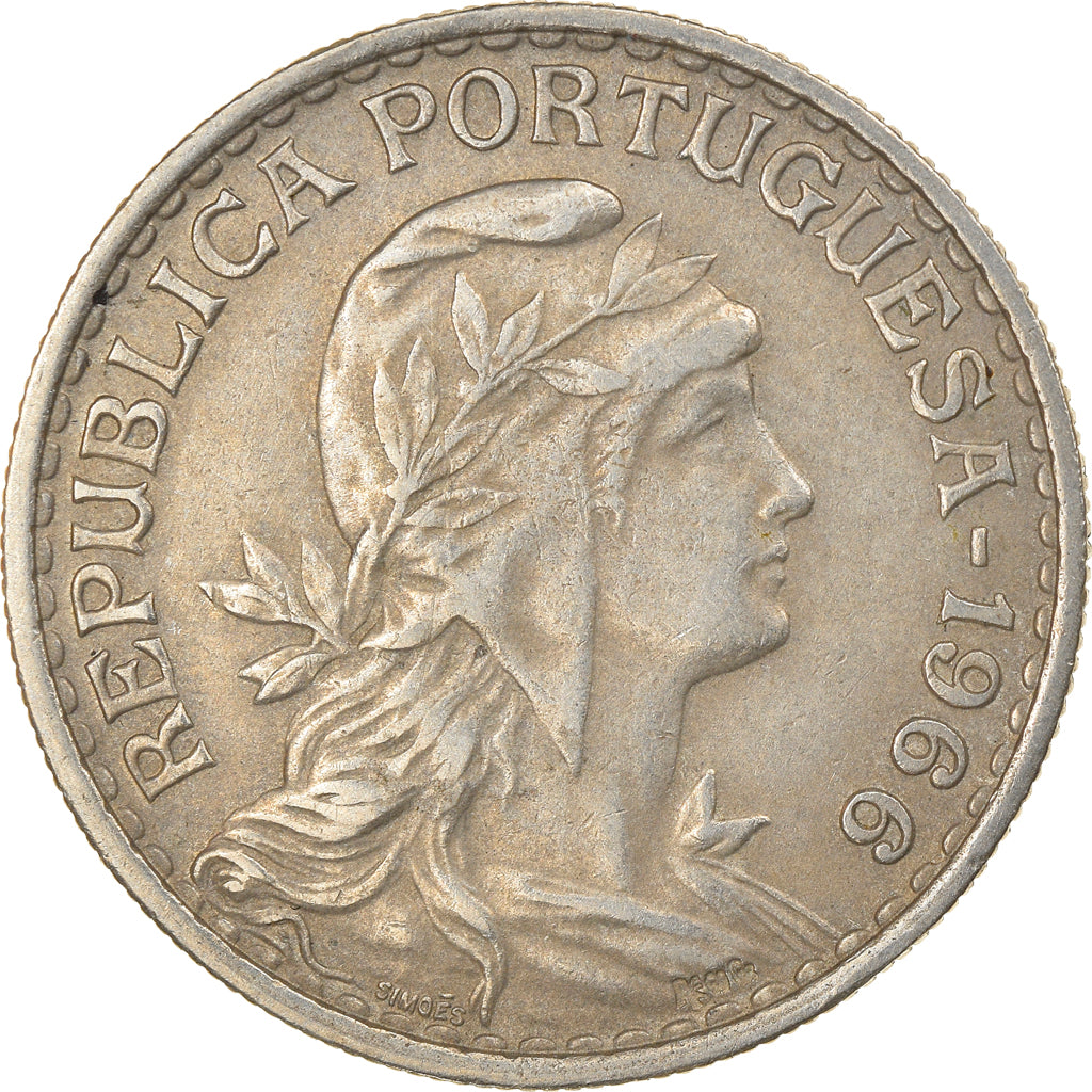 Coin, Portugal, Escudo, 1966, VF(30-35), Copper-nickel, KM:578
