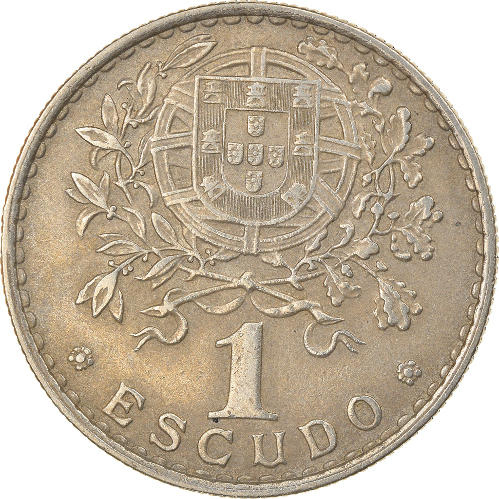 Coin, Portugal, Escudo, 1966, VF(30-35), Copper-nickel, KM:578
