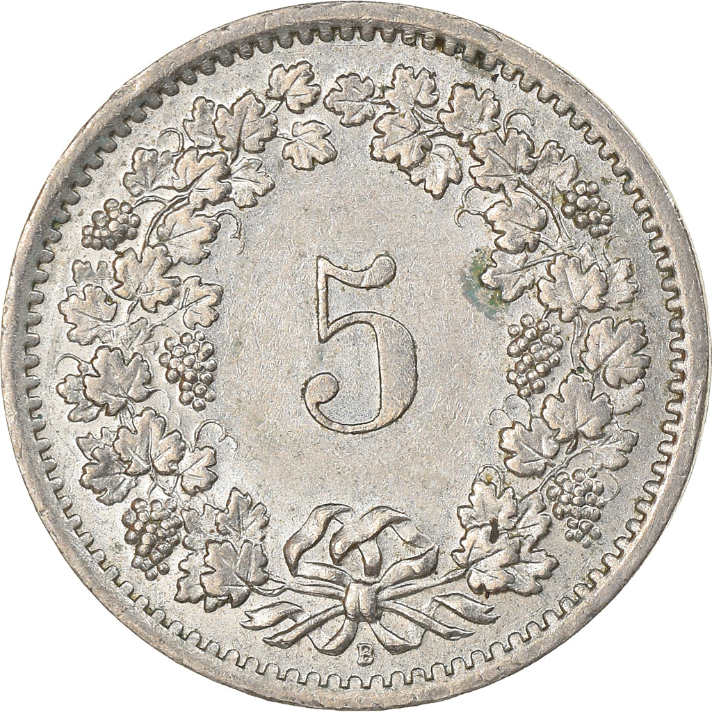 Monnaie, Suisse, 5 Rappen, 1967, Bern, TB+, Copper-nickel, KM:26