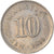 Moneda, Malasia, 10 Sen, 1988, Franklin Mint, BC+, Cobre - níquel, KM:3