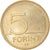 Moeda, Hungria, 5 Forint, 2013, Budapest, EF(40-45), Níquel-Latão, KM:847
