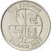ICELAND, 10 Kronur, 1987, KM #29.1, AU(55-58), Copper-Nickel, 27.5, 7.92