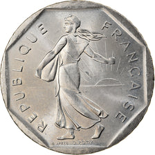 Moneta, Francja, Semeuse, 2 Francs, 1993, Paris, AU(55-58), Nikiel, KM:942.2