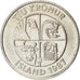 ICELAND, 10 Kronur, 1987, KM #29.1, MS(60-62), Copper-Nickel, 27.5, 7.98