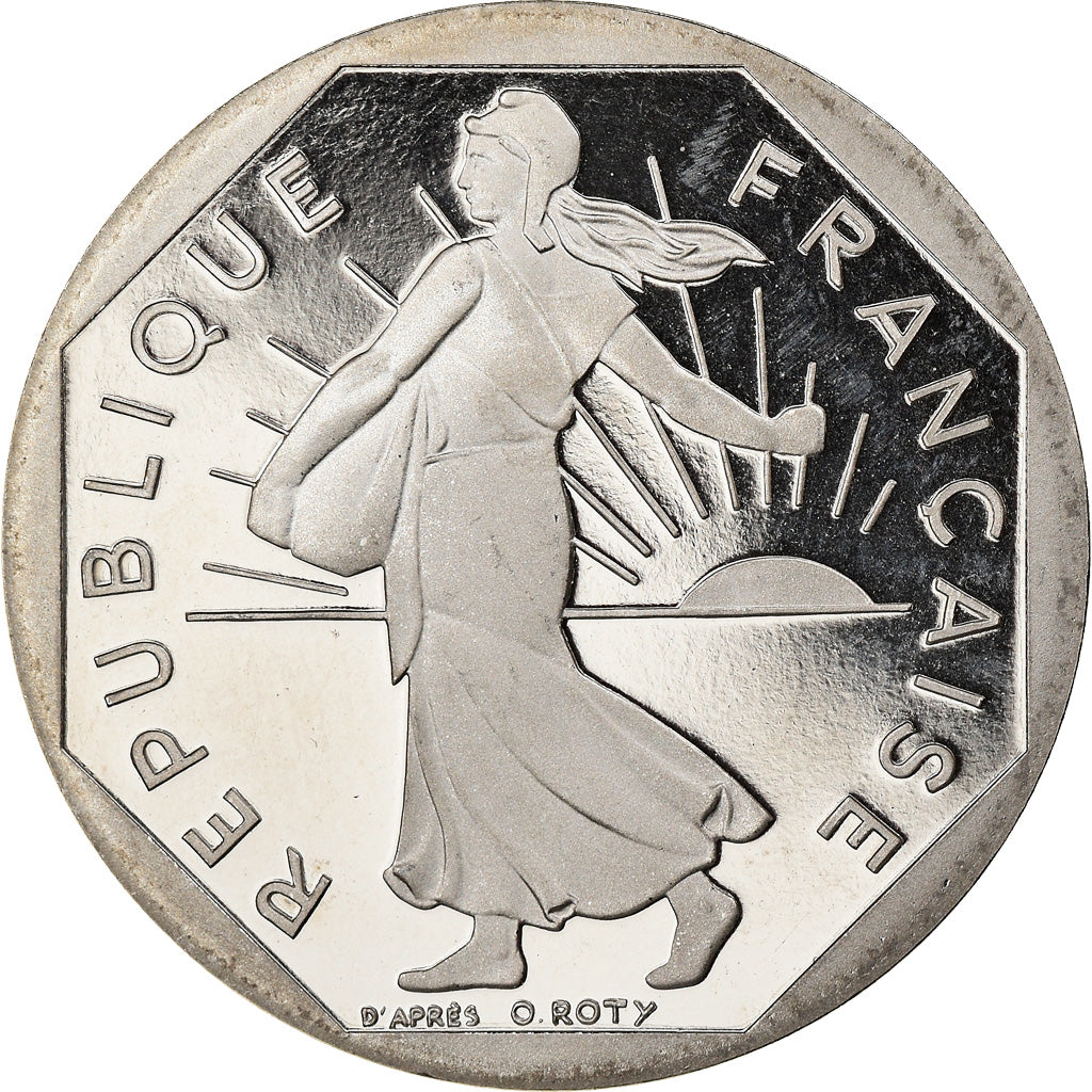 Moneta, Francja, Semeuse, 2 Francs, 1996, Paris, MS(60-62), Nikiel, KM:942.1