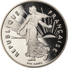 Coin, France, Semeuse, 5 Francs, 1991, Paris, MS(60-62), Nickel Clad